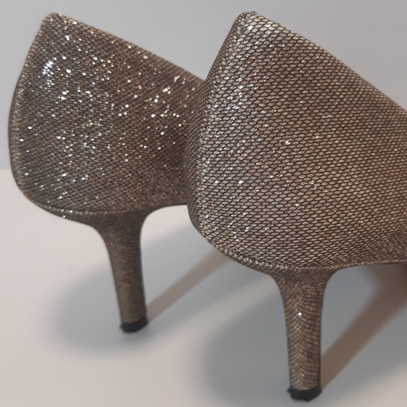 Aldo Sparkle Peep Toe Heels - Picture 5 of 8